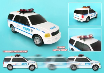 nypd suv with lights and siren - 
