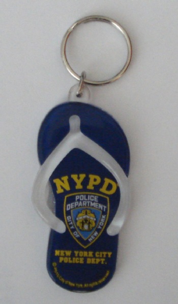 NYPD Thong slipper keychain - 