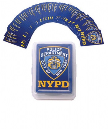 NYPD Deck of Playing Cards - Officially licensed NYPD deck of playing cards. Packaged in a hard plastic box