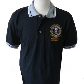 New York's ESU Sniper Team Presidential Motrocade golf shirt - Presidential seal  and ESU Sniper team embroidered on left chest