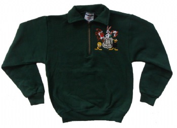 Childrens comic characters cadet sweatshirt - Featuring classic childrens characters embroidered on left chest