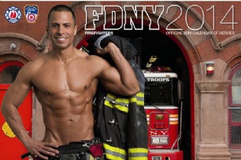 FDNY 2014 FDNY CALENDAR - Our 2014 FDNY Calendar features 12 new firefighting hunks.  You will put a smile on the face of the receiver of this gift!  A portion of the proceeds from sales of this calendar will benefit the FDNY foundation.